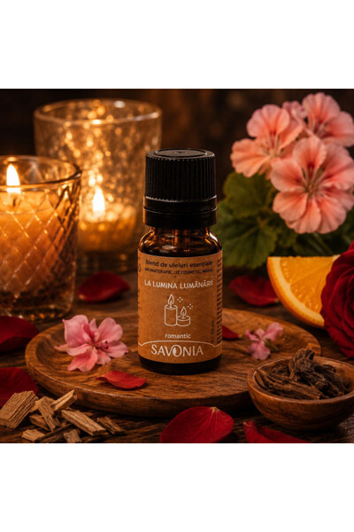 Savonia La Lumina Lumanarii - Blend Uleiuri Esentiale Naturale - Savonia, Rom...