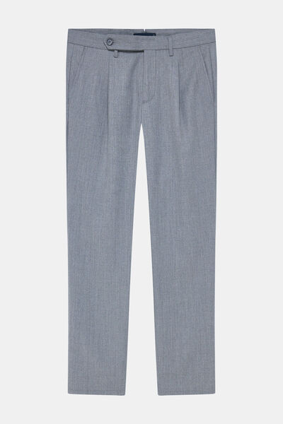 W Collection GRİ BORU PAÇA PANTOLON