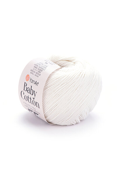 Yarnart Baby Cotton - Baby Hand Knitting Thread White-401