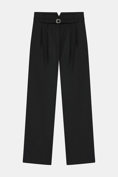 W Collection SİYAH YÜNLÜ PANTOLON