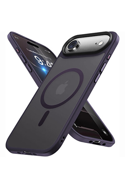 Casey Studios MagSafe калъф iPhone 17 Air, безжично зареждане, повдигнати ръб...