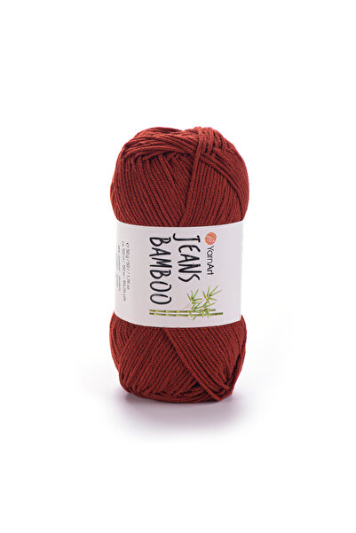Yarnart Yarn Art Jeans Bamboo Νήμα Πλέξιμου Χεριού, Σκούρο Κόκκινο-143