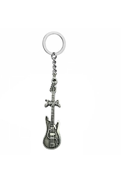 Herşey Nota Pentagram Music Band Themed Unisex Keychain – Heavy Metal Accessory