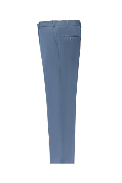 Abdullah Kiğılı 7 Drop slim fit Pantaloni din țesătură clasică din lână Dar c...