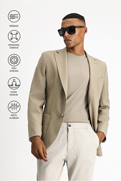 Kiğılı Techno-Line 7 Drop Slim Fit Lycra Jacket
