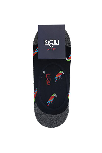 Kiğılı 2'li Pamuklu Desenli Loafer Çorap Seti