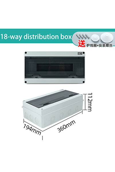 Choice4 HT-18WAY HT Series Junction Box 2/3/5/8/12/15/18/24 WAY PC Plastic Ou...