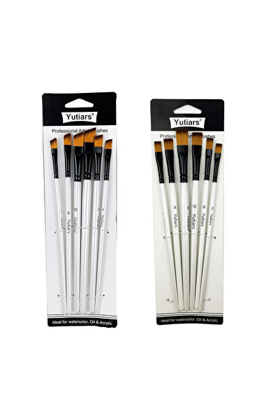 Choice1 F-X 12 Pcs/set DIY Oil Acrylic Painting Art Paint Brushes Supplies Ny...