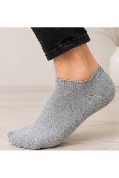 Eser Çorap Erkek 6 Çift Bambu Kısa Çorap Beyaz Sneakers Ve Spor Ayakkabı Çorabı