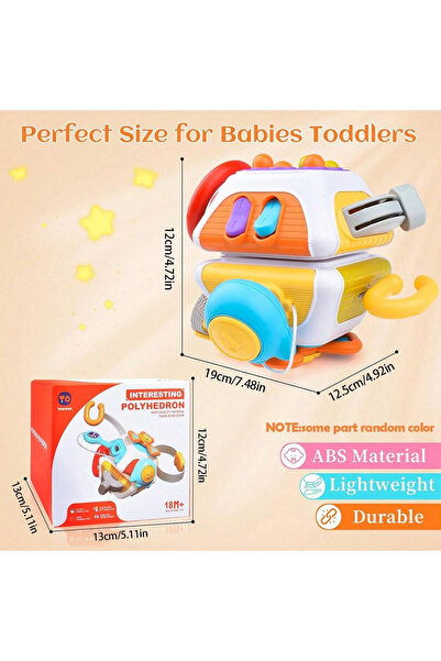 Choice 1PCS 10 in 1 Baby Busy Board Cube Montessori Sensory Toys for Toddler ...