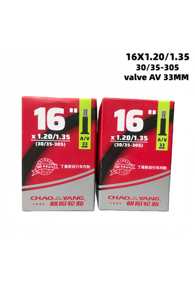 Choice Schrader Valve 2PCS 16X1.2-1.35-AV CHAOYANG Bicycle Inner Tube 14 16 I...