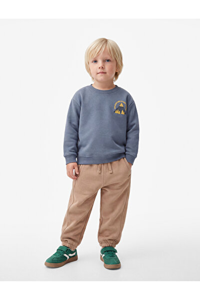 Koton Oversize Balloon Form Jogger Sweatpants with Ribbon Detail
