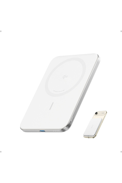 Anker Nano MagSafe, 5,000 mAh, Ultra-Slim, 15W, MagSafe compatible, White