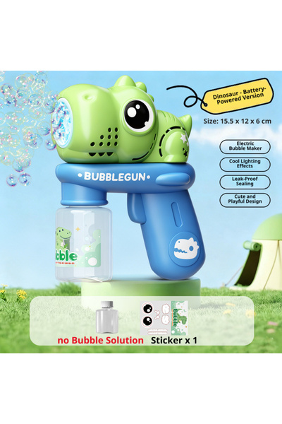 Choice3 1 Cartoon Dinosaur and Unicorn Bubble Machine Electric Automatic Bubb...