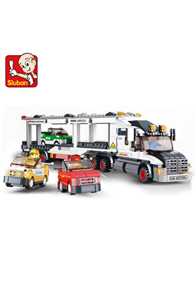 Choice 0339 no box 638PCS SLUBAN 0339 Transport Vehicle Bus Building Blocks S...