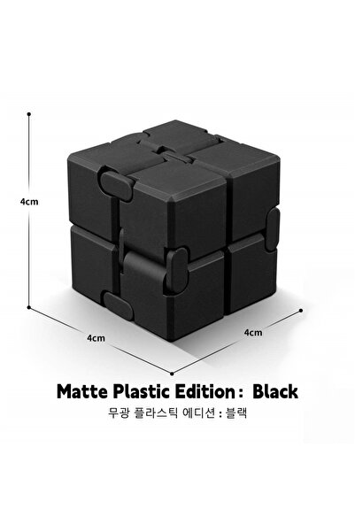 Choice5 Plastic black Alloy&Plastic Infinity Cube Fidget Toy Ultra-Durable Se...