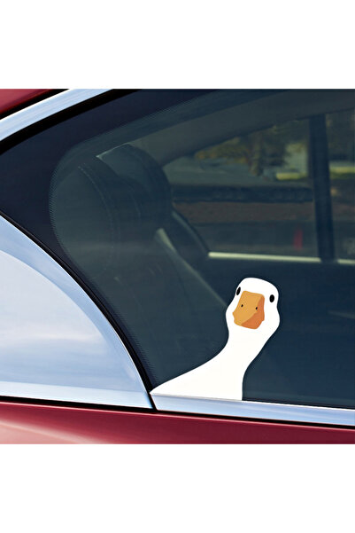 Choice 15x15cm DS97-PVC-15x15cm Weatherproof Vinyl Duck Decal - Add Charm to ...