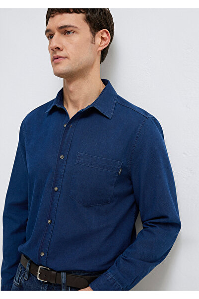 Mavi Gömlek Regular Fit / Normal Kesim 0211854-18790