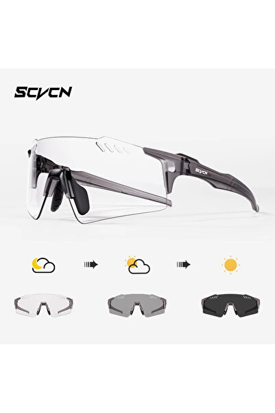 Choice Photochromic-06 SCVCN Fashion Sunglasses Rimless Cycling Glasss Outdoo...