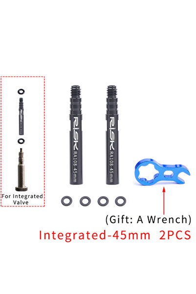 Choice3 Integrated 45mm 45mm 80mm Removable Integrated With Wrench Bicycle Pa...