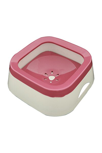 Choice pink Anti-splash Water Bowl For Dogs 1L Large Capacity Drinker Drinkin...