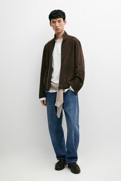 Massimo Dutti Süet deri ceket