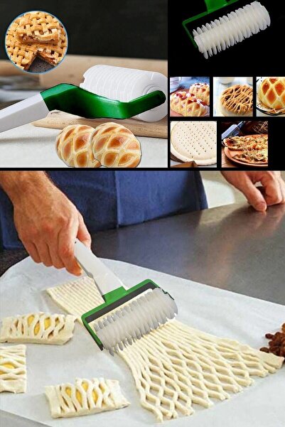Sunplast Büyük Boy Hamur Kesici Kafes Hamur Aparatı Tart Kafes Kesici Hamur Şekillendirme Aparatı