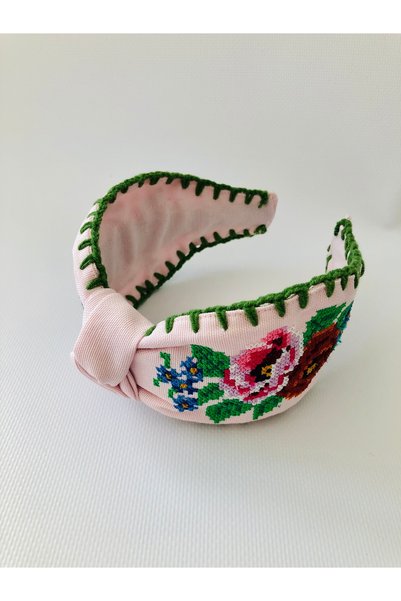 LiewensStyle Hand-Embroidered Bohemia Crown with Canvas Embroidery