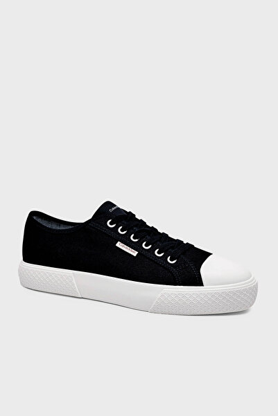 Calvin Klein حذاء رياضي بشعار HM0HM02121BEH حذاء رجالي HM0HM02121 BEH