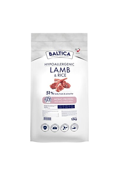 Baltica NUTRACEUTIC Hrană uscată pentru câini, hipoalergenică, cu miel și ore...