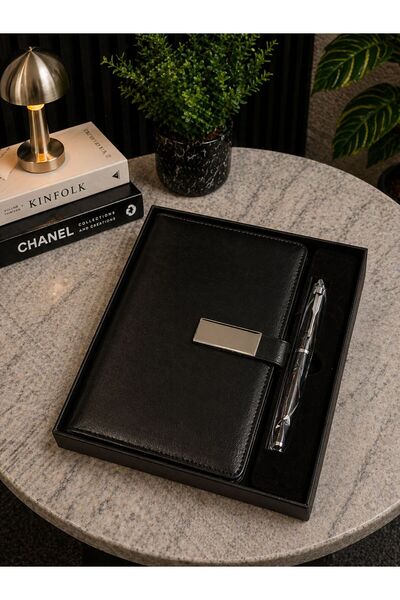 nesnelgift Kişiye Özel Kutulu Renkli İthal Defter Kalem Kaliteli Set Y35