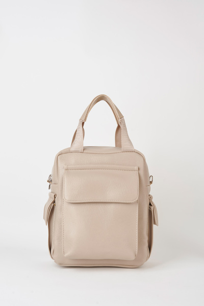 Vivaq Γυναικείο σακίδιο πλάτης Swan Mink με πολλές τσέπες, φερμουάρ και ρυθμι...