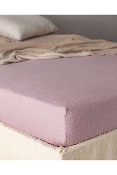Madame Coco Belle Single Plus elastisches Bambus-Bettlaken – Hellpflaume
