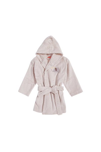 Nef Nef Homeware Happy Days Βαμβακερό Μπουρνούζι nef-nef Ενδύματα Σπιτιού Γκρ...