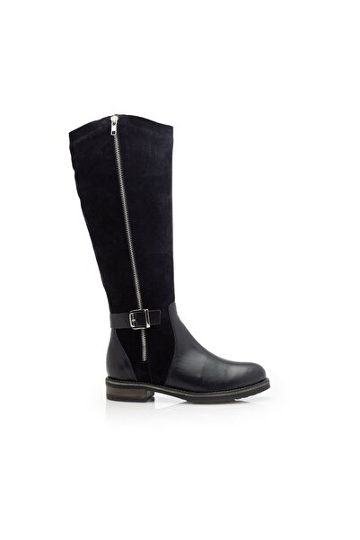 UrbanShoes Women's low boots made of genuine Leather , Leofex - 397 Blue Box ...