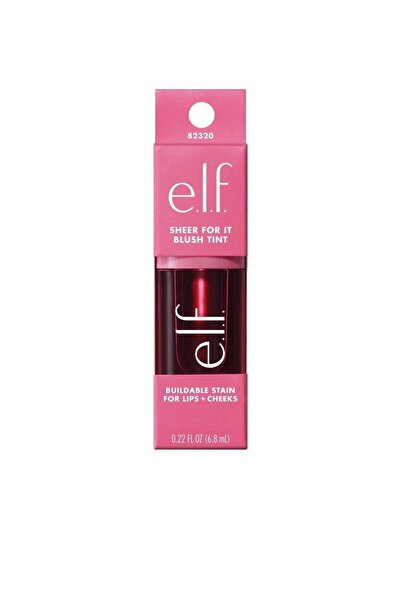 e.l.f cosmetic Sheer For It Blush Tint Left On Red