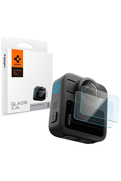 Spigen - (2 pack) Glas.tR Slim, Back Screen (AGL11230) - GoPro MAX 2 - Clear,...