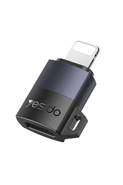 Yesido Adaptor OTG (GS30) - Micro-USB la Lightning, 480 Mbps, Aliaj de alumin...