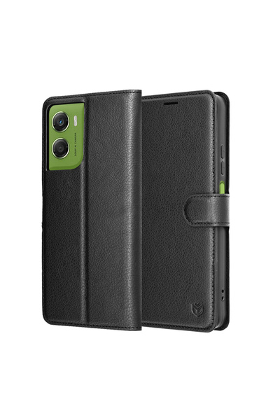 Stef's Cat Husa pentru Motorola Moto G06, Stef's Cat, Leather Folio, negru