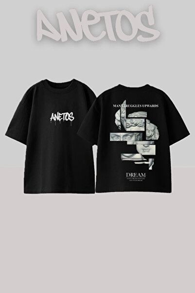 Anetos Μπλουζάκι με σχέδιο γλυπτού Ντέιβιντ, με στάμπα στην πλάτη, βαμβακερό,...