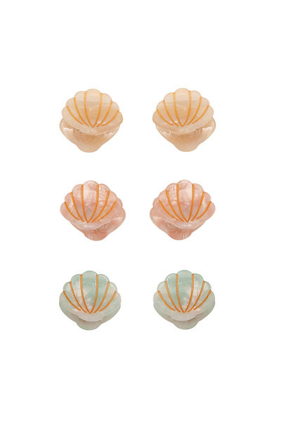 MIMI LULA Mimi & Lula Mini Shell Claw kopča sa 6 delova