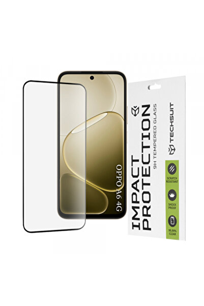Techsuit Folie de protectie Ecran pentru Oppo A6 4G, Sticla Securizata, Full ...