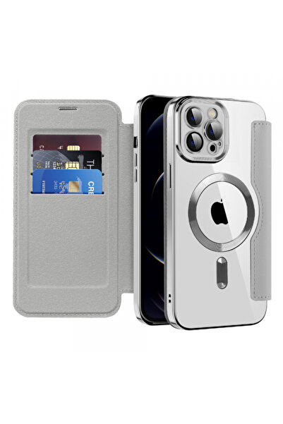 Techsuit Husă MagSafe pentru Apple iPhone 12 Pro Max, Techsuit, Smartmag Book...