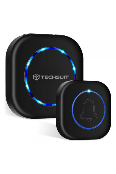Techsuit Κουδούνι πόρτας SU1, Μαύρο