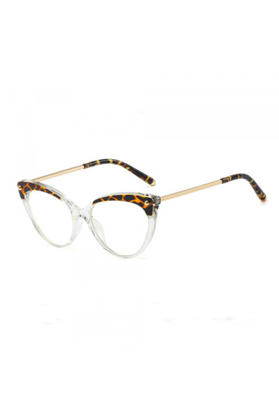 Techsuit Ochelari De Calculator Dama F93308, Anti-Blue Light, Negri Aurii Tra...