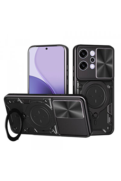 Stef's Cat Husa pentru Oppo Reno14 Pro, Stef's Cat, CamGuard Pro, Neagra