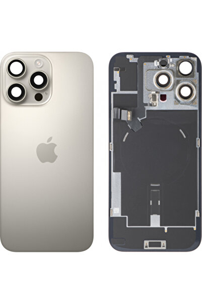 Apple iPhone 16 Pro Max Battery Cover, Beige (Titanium), Swap