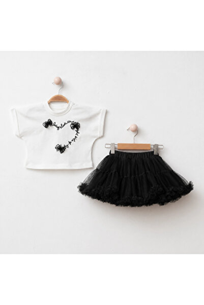 My Lusa baby wear Lora Tulle suknja i majica sa printom, dvodelni set za devo...