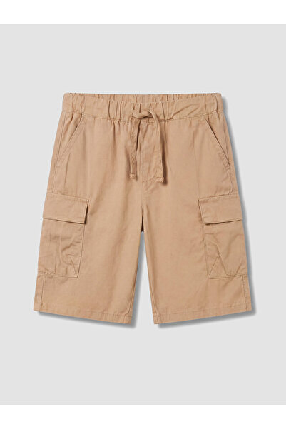 LC Waikiki Pantaloni scurți din poplin cu buzunare cargo pentru băieți