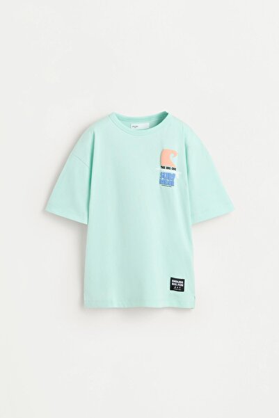 LEFTIES Arkası baskılı t-shirt